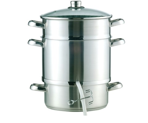 Saftkoker i rustfritt stål 8 L