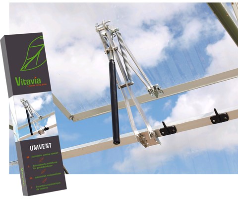 Automatisk vindusåpner til drivhus