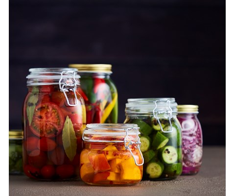 Syltetøyglass med vippelokk 1,5 L