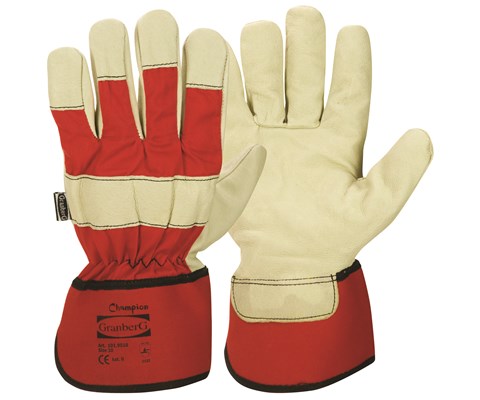 Arbeidshansker Champion rød