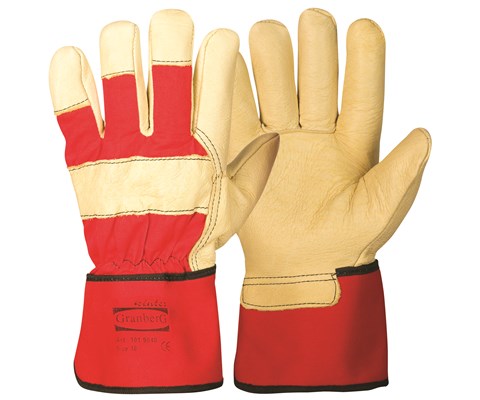 Arbeidshansker vinter rød