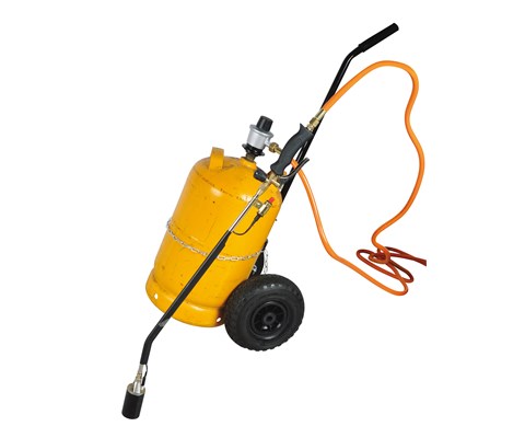 Ugressbrenner gassdrevet med tralle