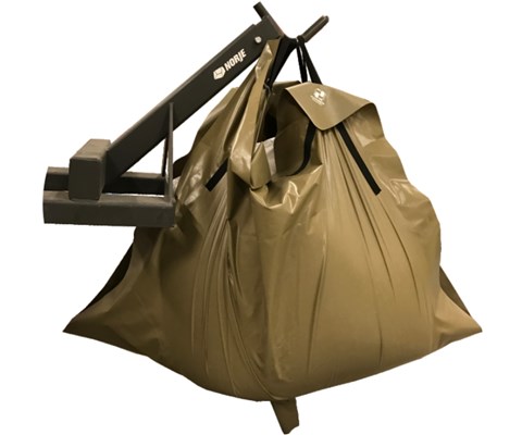 Oppsamlingsflak med løftehemper