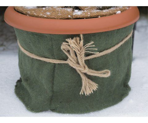 Jutefleece grønn 50x150 cm