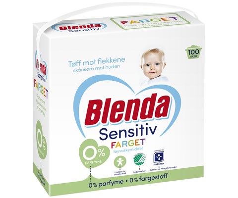 Vaskepulver farget 4,3 kg