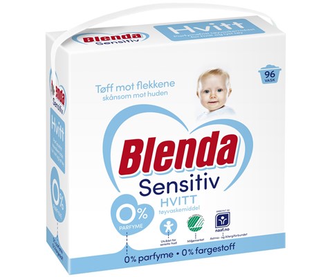 Vaskepulver hvitt 4,3 kg