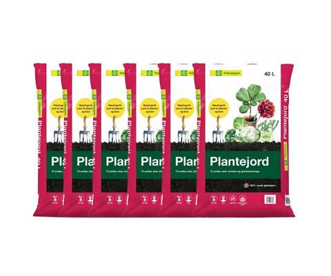 Plantejord 40 L-6 pk