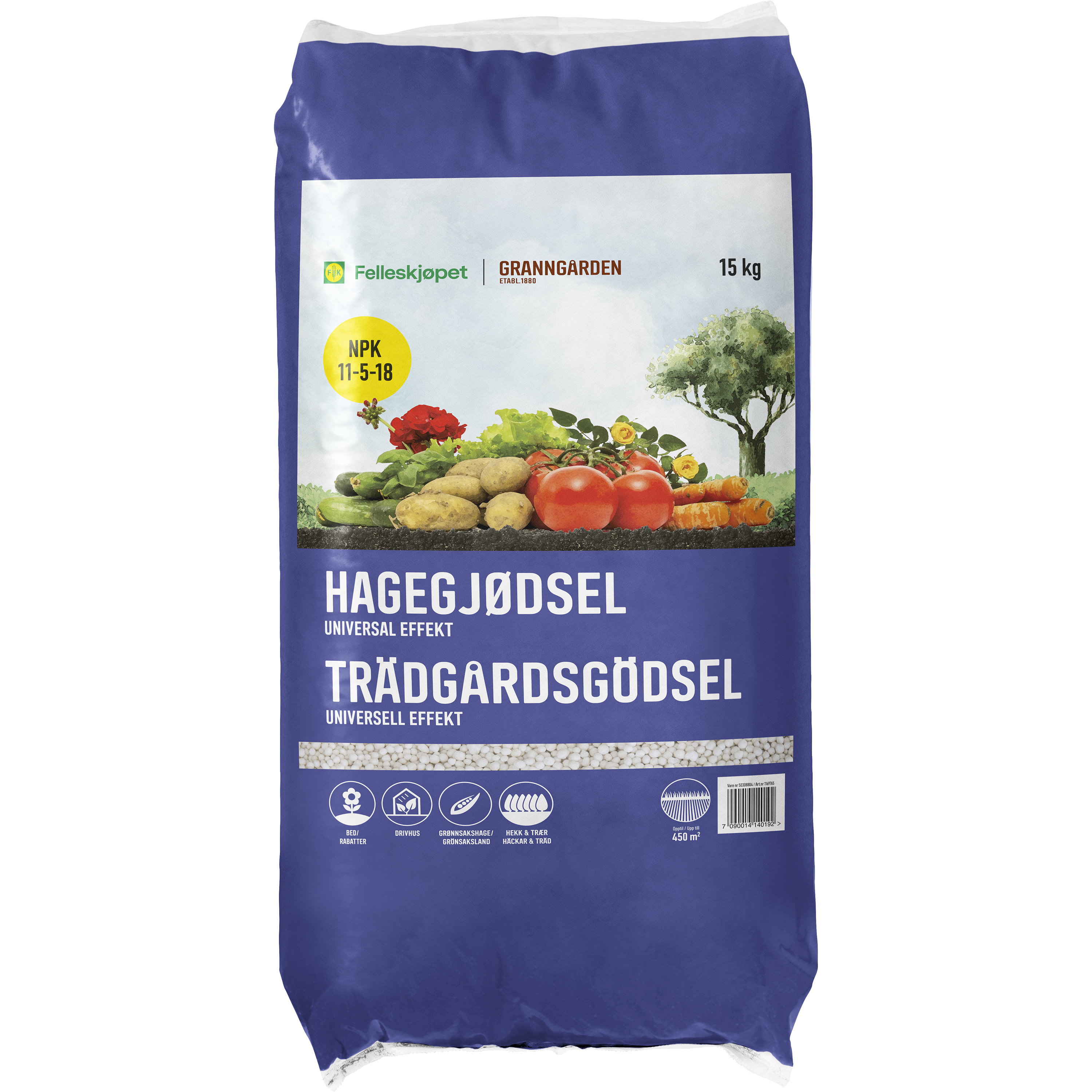 Hagegjødsel 15 kg