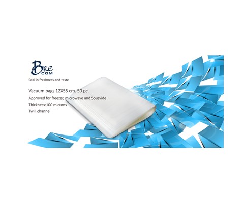 Vakuumpose 12x55 cm 50 stk