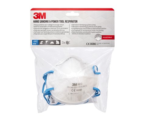 Støvmaske 98810C FFP2 uten ventil 3 pk