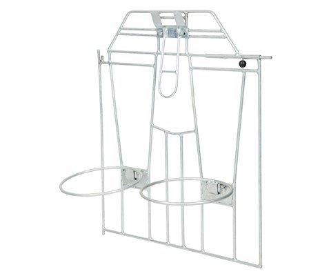 Dør og hjulsett kalvehytte