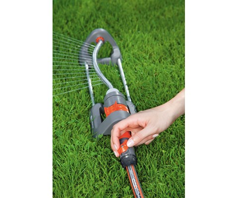 Slangekobling med ventil