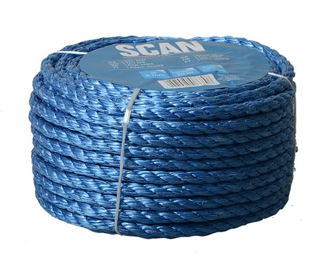 Tau blå 30 meter splittfiber