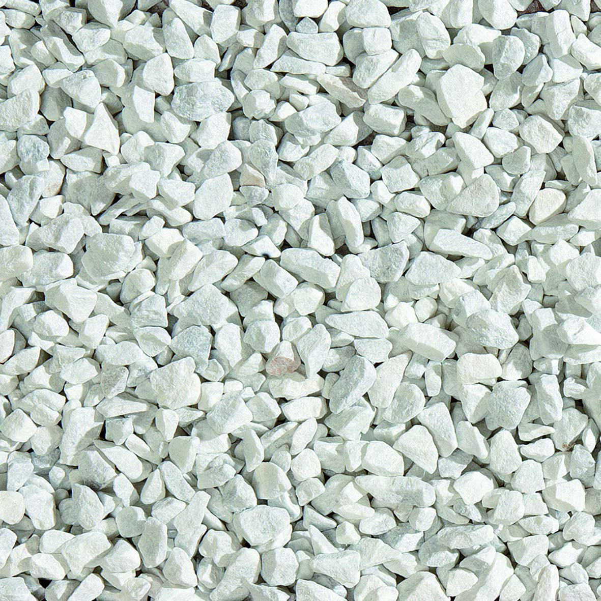 Dekorstein marmor hvit kantet 10 kg