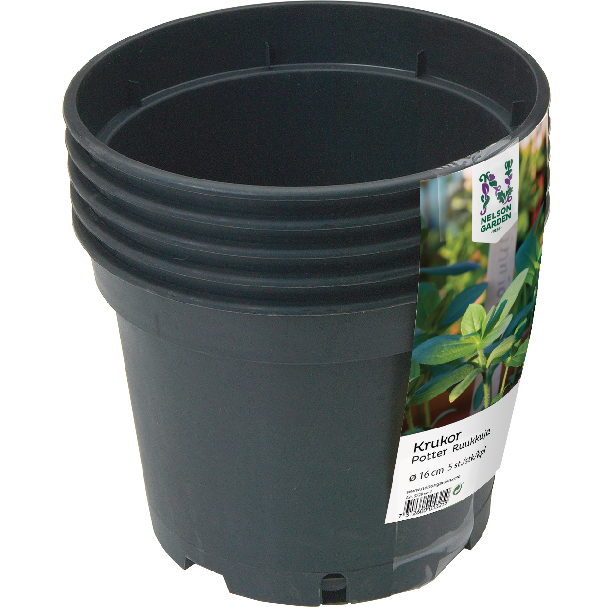 Plastpotte 5 pk