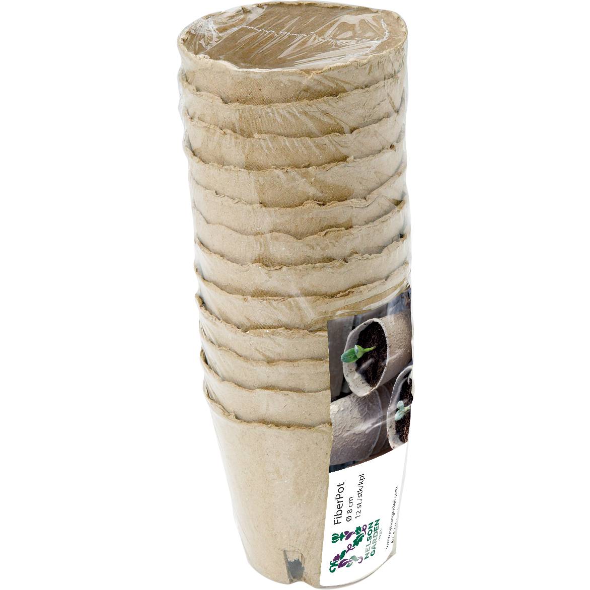 Fiberpotter 8 cm 12 pk