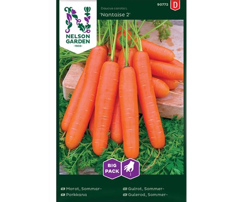 Frø sommergulrot Nantaise 2 Big Pack