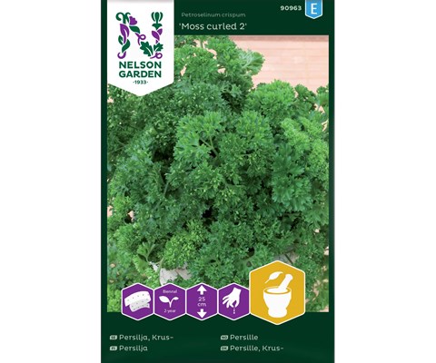 Frø persille Moss Curled 2 såbånd