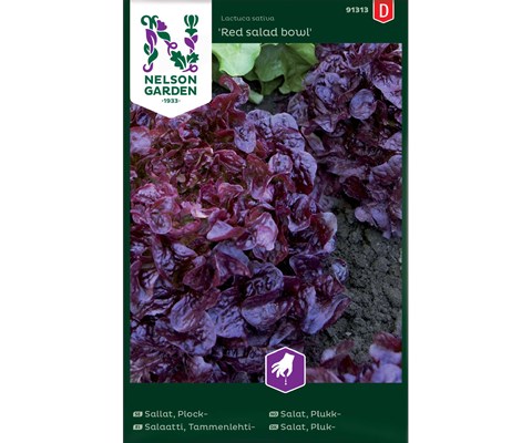 Frø plukksalat Red salad bowl