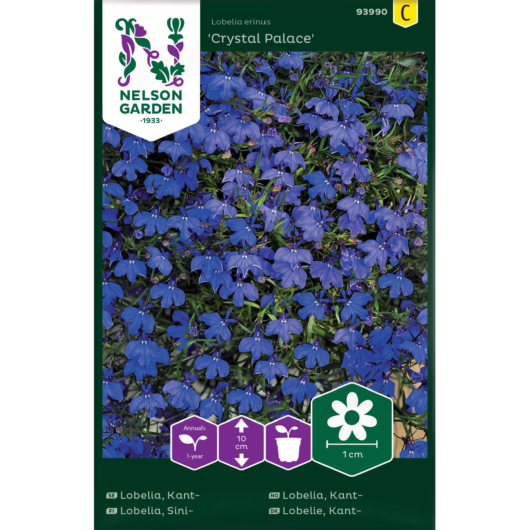 Frø Crystal Palace Lobelia