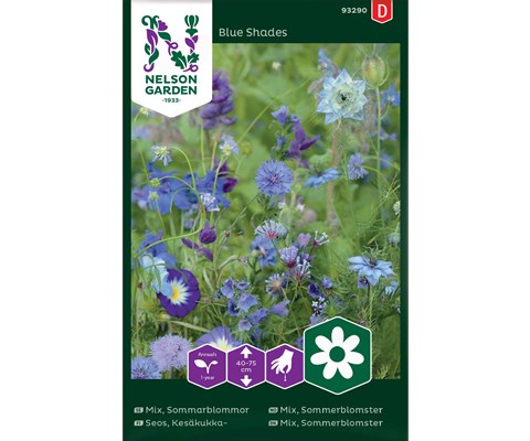 Frø sommerblomster mix Blue Shades