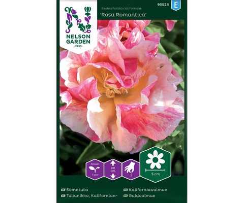 Frø kaliforniavalmue Rosa Romantica