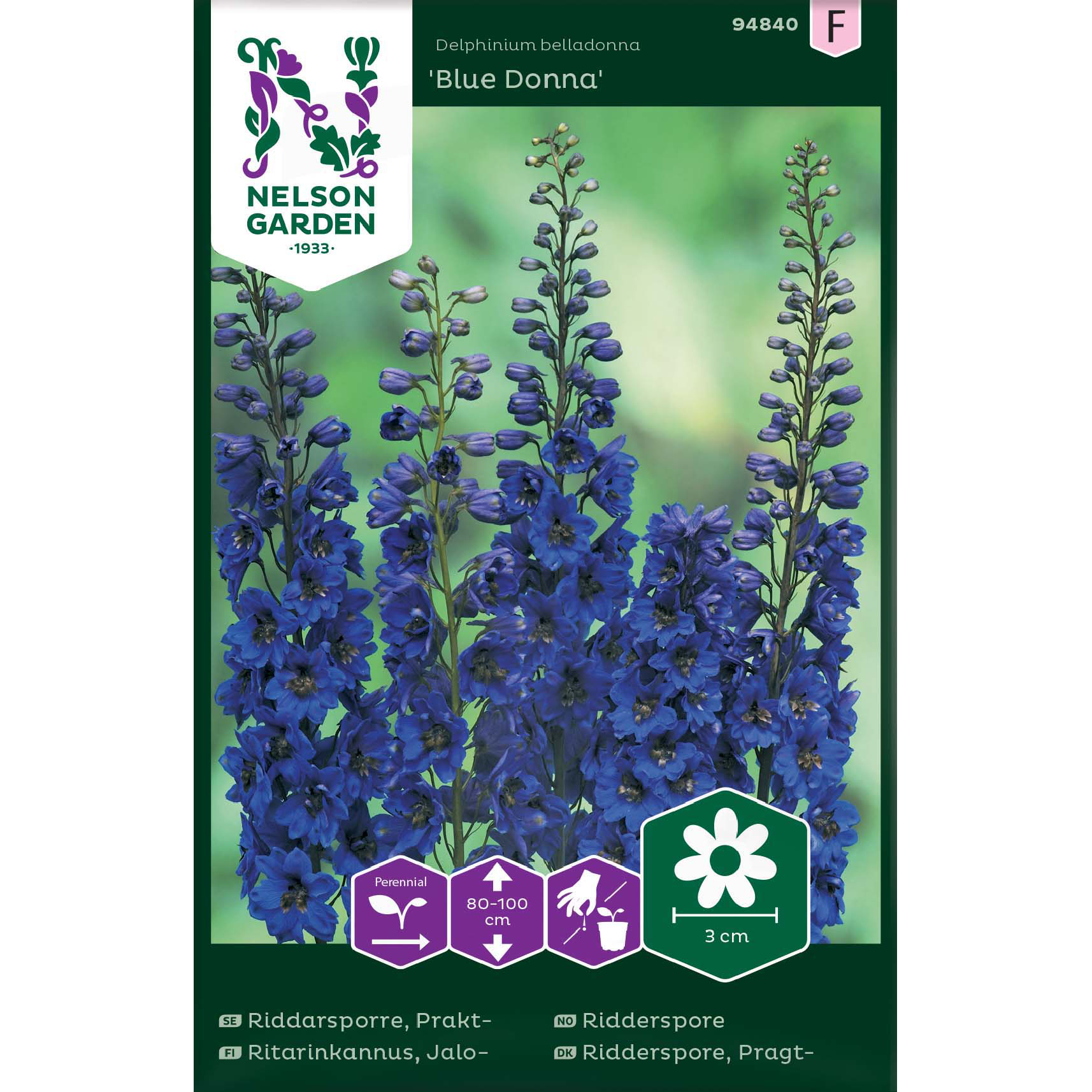 Frø Blue Donna ridderspore