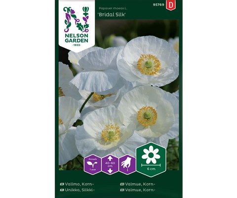 Frø kornvalmue Bridal Silk