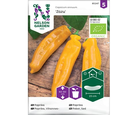 Frø paprika Zazu økologisk
