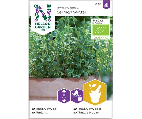 Frø kryddertimian German Winter økologisk
