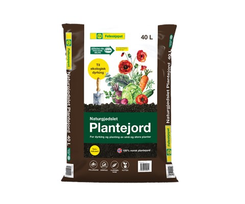 Plantejord naturgjødslet 40 L