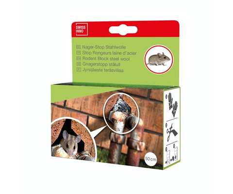 Gnagerstopp stålull 5 cm x 50 cm