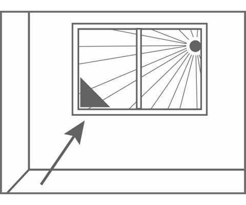 Fluefelle vindu 4 stk