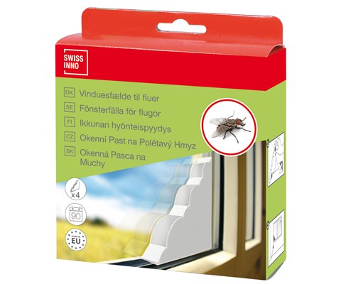 Fluefelle vindu 4 stk