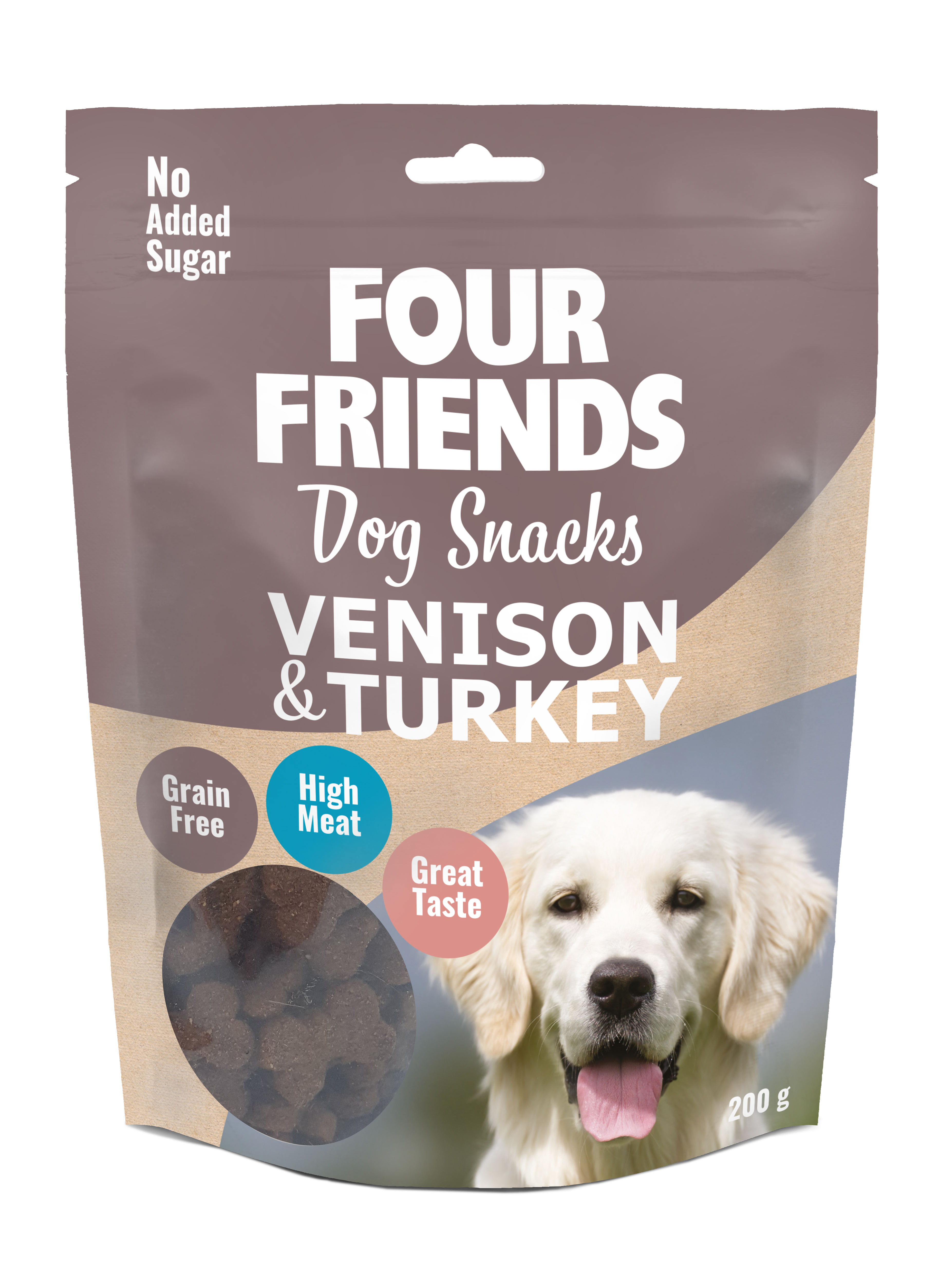 Hundesnacks Hjort 200 g