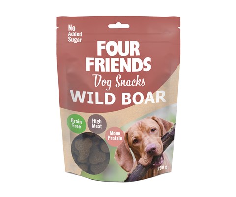 Hundesnacks villsvin 200 g