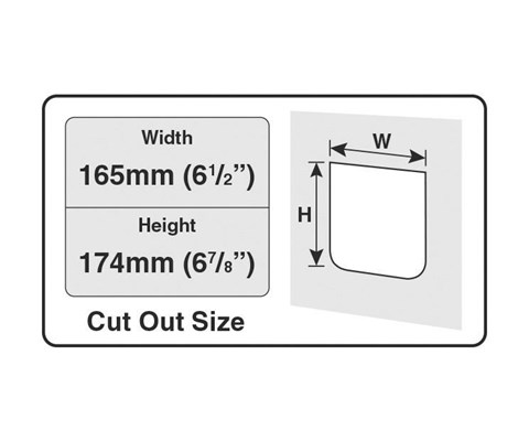 Cat Mate 4-veis kattedør med tunnel