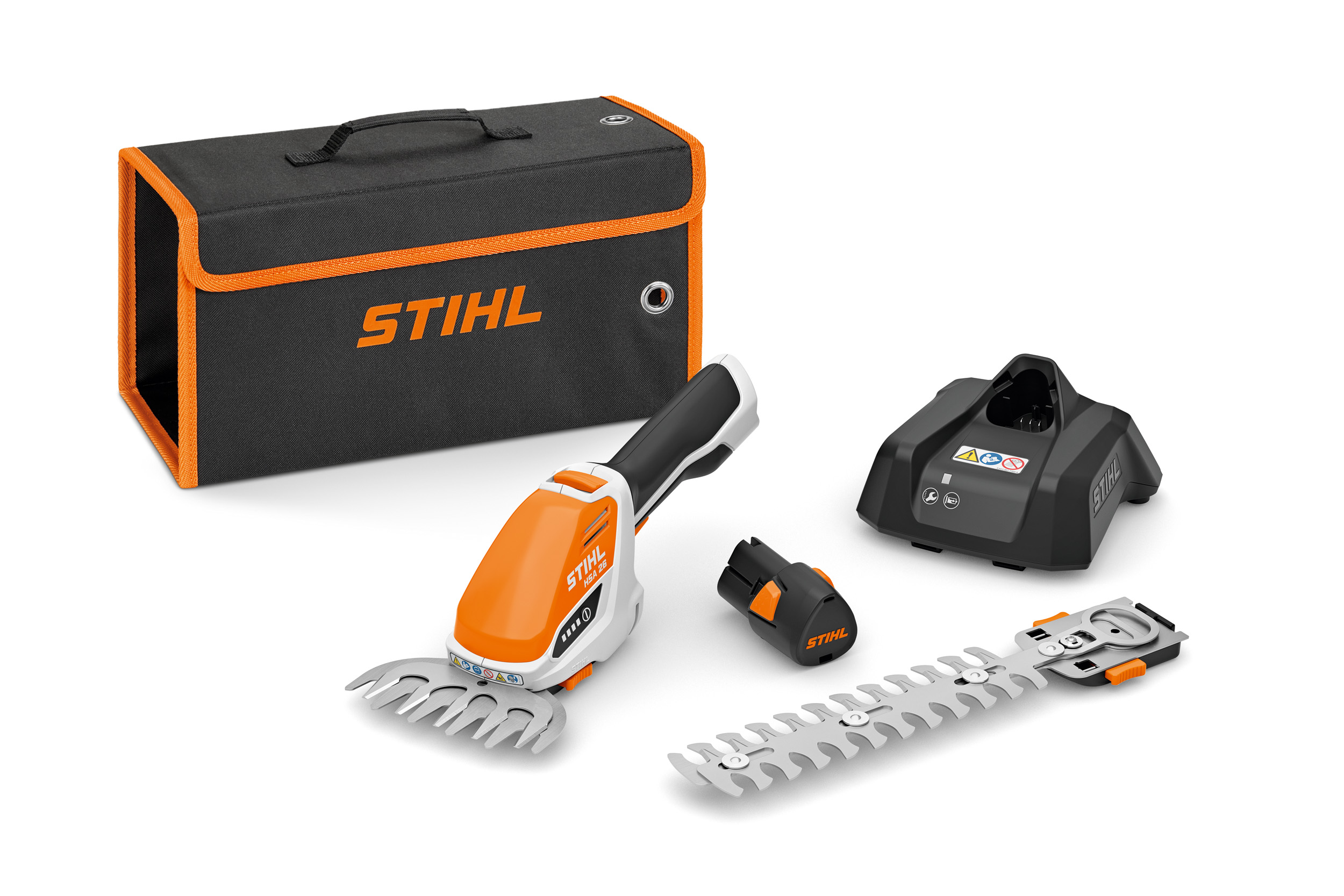 Gress- og hekktrimmer HSA 26 med batteri og lader