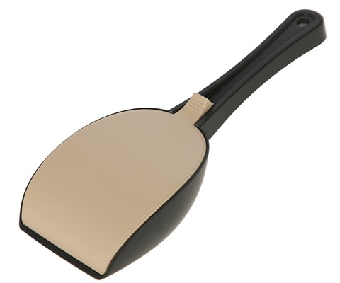 Kattespade til toalett beige