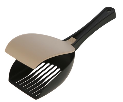 Kattespade til toalett beige