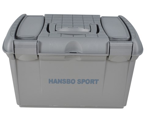 Pussekasse 41x25x25 cm sølvgrå