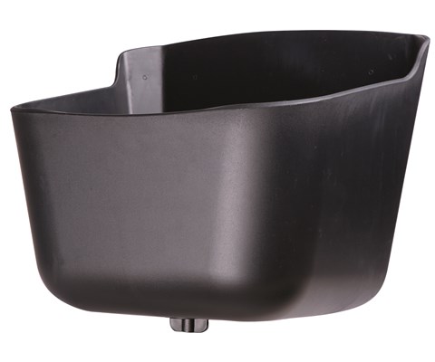 Fôrkrybbe svart 15 L