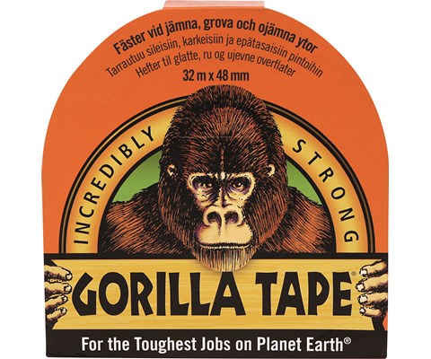 Lerretstape svart 48 mm x 32 m