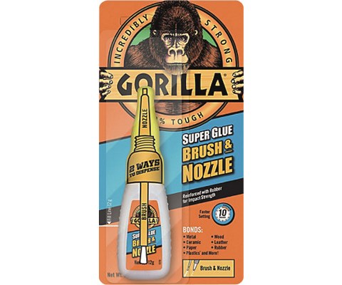 Lynlim med børste og dyse 12 g