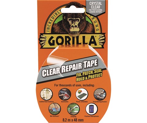 Reparasjonstape klar 48 mm x 8,2 m