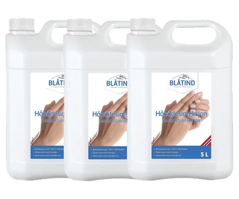 Hånddesinfeksjon 3 x 5 L