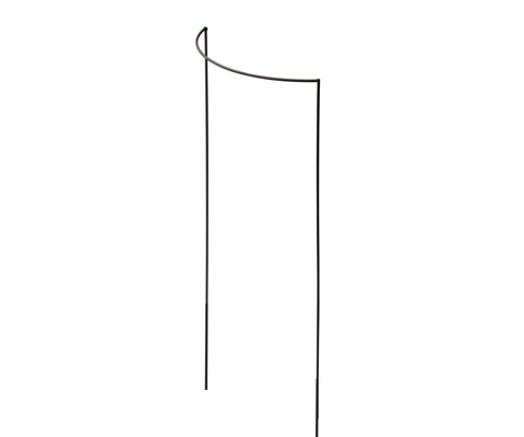 Buskstøtte metall/rust 100 cm