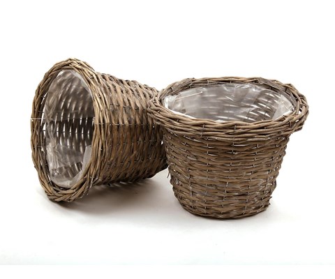Blomsterkurv flettet Ø21