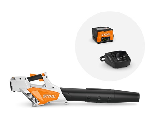 Batteridrevet løvblåser BGA 57 med batteri og lader