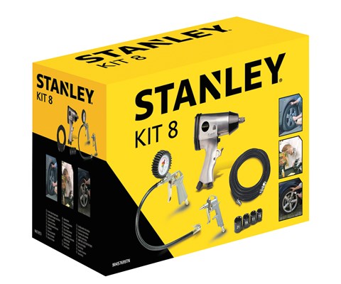 Trykkluftsett 8 deler